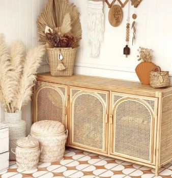 RATTAN CABINET