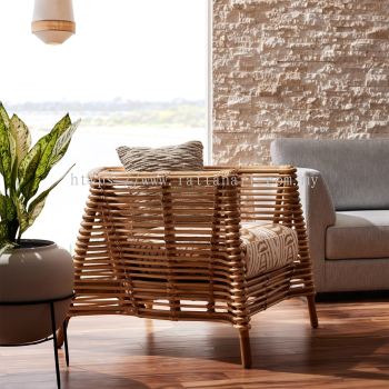 RATTAN SINGLE SOFA