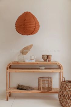 RATTAN CONSOLE TABLE