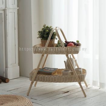 LOGAN. RATTAN SIDE TABLE