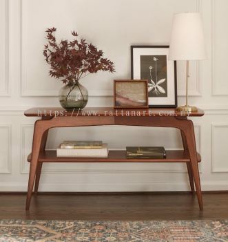 WOODEN CONSOLE TABLE