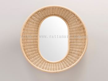 RATTAN MIRROR