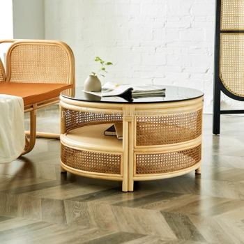 RATTAN COFFEE TABLE