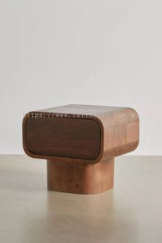 WOODEN SIDE TABLE