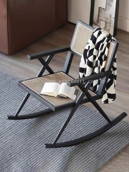 WOODEN ROCKING CHAIR