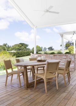 WOODEN PAPERCORD DINING CHAIR