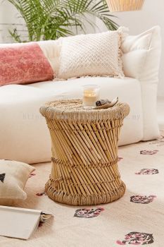 LILO. RATTAN PAPERCORD SIDE TABLE