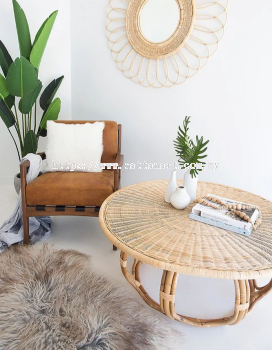 LYLA. RATTAN COFFEE TABLE