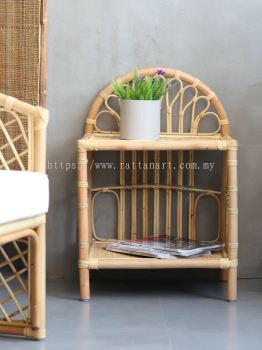 SOPHIE. RATTAN SIDE TABLE