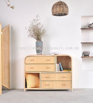 ROSSIE. RATTAN CABINET