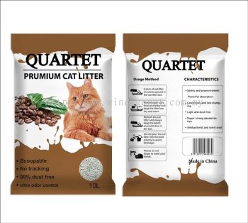 Quartet Bentonite Cat Litter 10L - Coffee