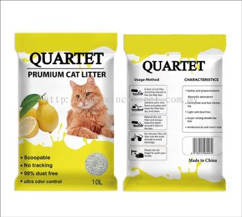 Quartet Bentonite Cat Litter 10L - Lemon