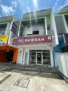 Rawdah Farmasi - 3D LED Frontlit Signboard - Rawang  