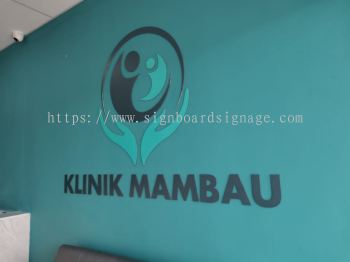 Klinik Mambau - 3D Acrylic Signage - Seremban