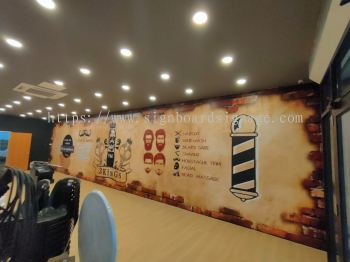 3Kings Studio Barbershop - Indoor Wallpaper - kajang
