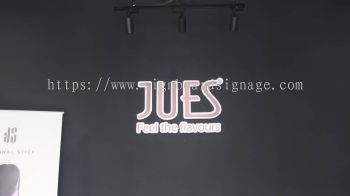 Jues Feel The Flavours - 3D LED Frontlit Signage -Ampang 