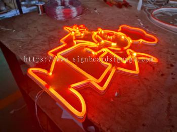 Indoor Signboard # Signboard Reception # Counter Signboard # Led Neon Sign 