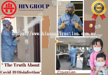 Covid-19 Professional Disinfection Services By Hin Group. Call Now 