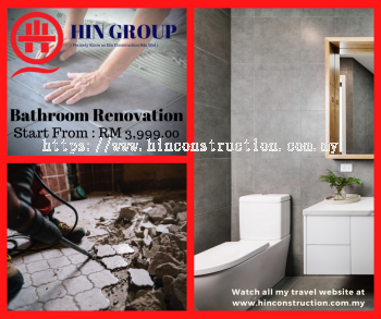 Hire NOw- Renovate Your Bathroom In Kuala Lumpur/Shah Alam. - Hin Construction Sdn Bhd