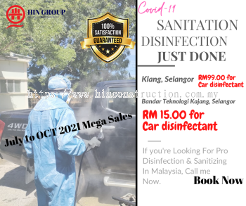 Call Now! The Best Vehicle Disinfection Covid-19 Ever In Malaysia!