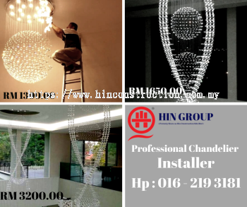 Hire A Chandelier Specialist For Installation In KL. Call Now