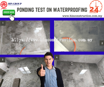 Waterproofing : Ponding Test 24Hr