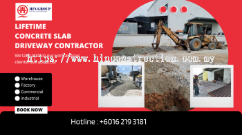 Perak:- Contractor Of Commercial Concrete Slab Driveways Now
