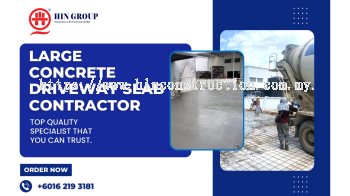 Hire a reputable Contractor Driveway Concrete Now