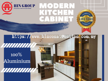 Hin Group - 100% Aluminium Kitchen Built-in Cabinet In Ecohill Now