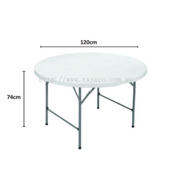 RT120W FOLDABLE ROUND TABLE