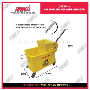 (9520-1) 20L MOP BUCKET WITH WRINGER