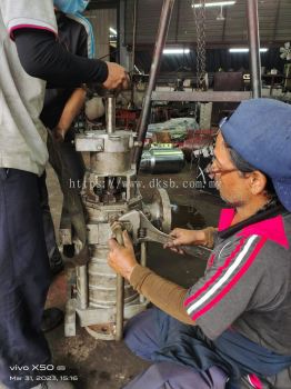 Repairing of vacuum pump @Job at Asia Honour Paper Mentakab 