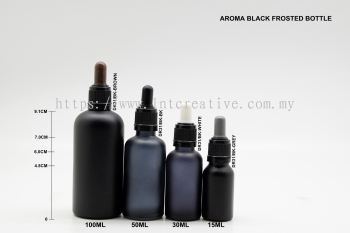 AROMA BLACK FROSTED BOTTLE