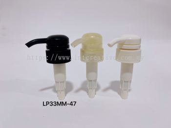 33MM Black,Natural,white Lotion Pump