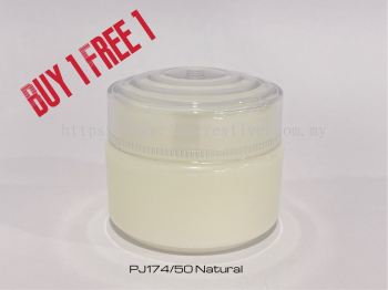 50g Natural Plastic Jar