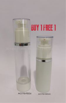 50ml/30ml Clear And White Airless Bottle 