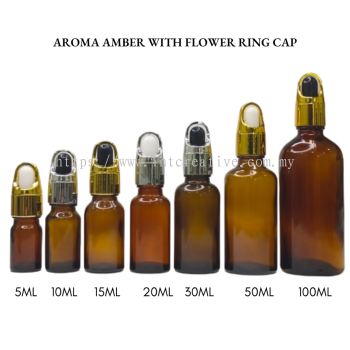 Aroma Amber Flower Ring Cap 