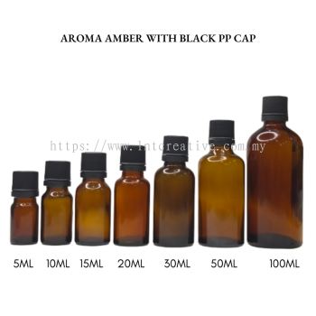 Aroma Amber Black PP Cap