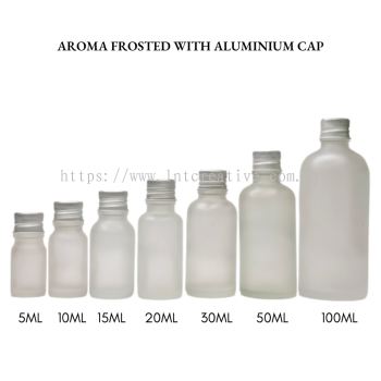 Aroma Frosted Bottle with Aluminium Cap