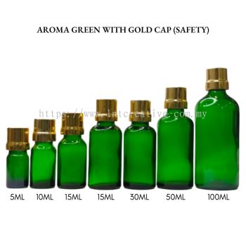 Aroma Green Bottle Gold Cap (SAFETY)