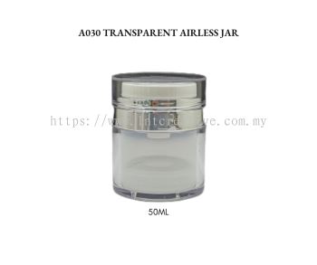 A030 TRANSPARENT AIRLESS JAR