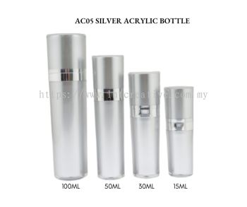 AC05 SILVER ACRYLIC JAR