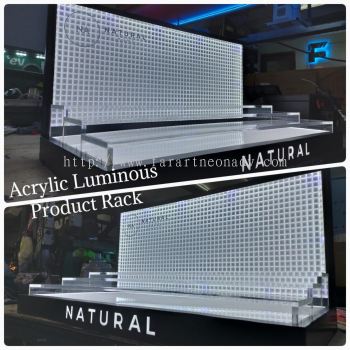 Acrylic Luminous Product Rack