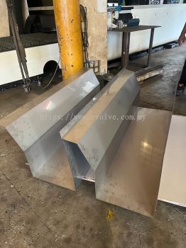 Stainless Steel Plate, Cut And Bend To Size.