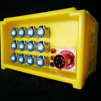 63 Amp Distribution Box ( Yellow Color )Box Type
