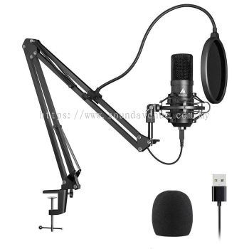 Maono AU-A04, USB Microphone Kit 192KHZ/24BIT Plug & Play