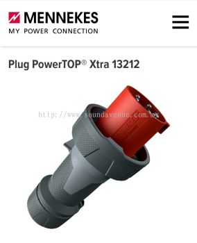 Mennekes 63AP IP67 Plug PowerTOP Xtra 13212