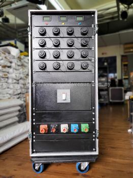 Powersav Portable 400A Power Distribution Box with 19 Pin socket. 