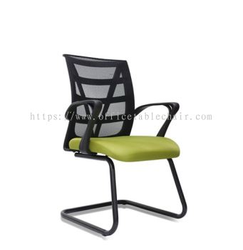 CASAO VISITOR ERGONOMIC MESH CHAIR WITH EPOXY BLACK CANTILEVER BASE