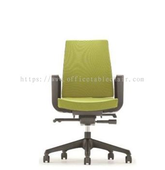 CLOVER EXECUTIVE LOW BACK FABRIC CHAIR WITH ROCKET NYLON BASE ACV 6112F